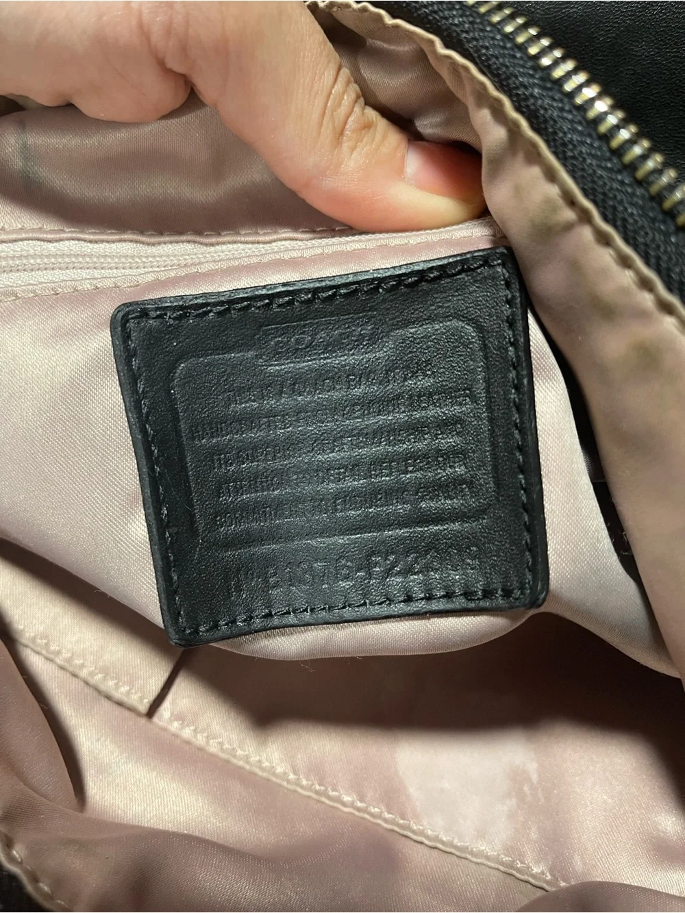 Coach Kristin Hobo Black Bag